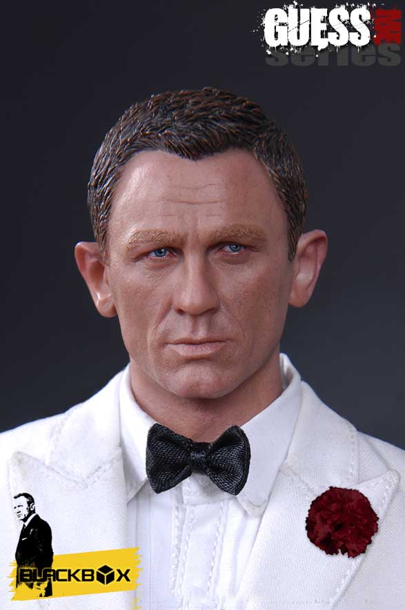 James Guess Me Series White Tuxedo 1/6 Scale Figure by BlackBox - Click Image to Close