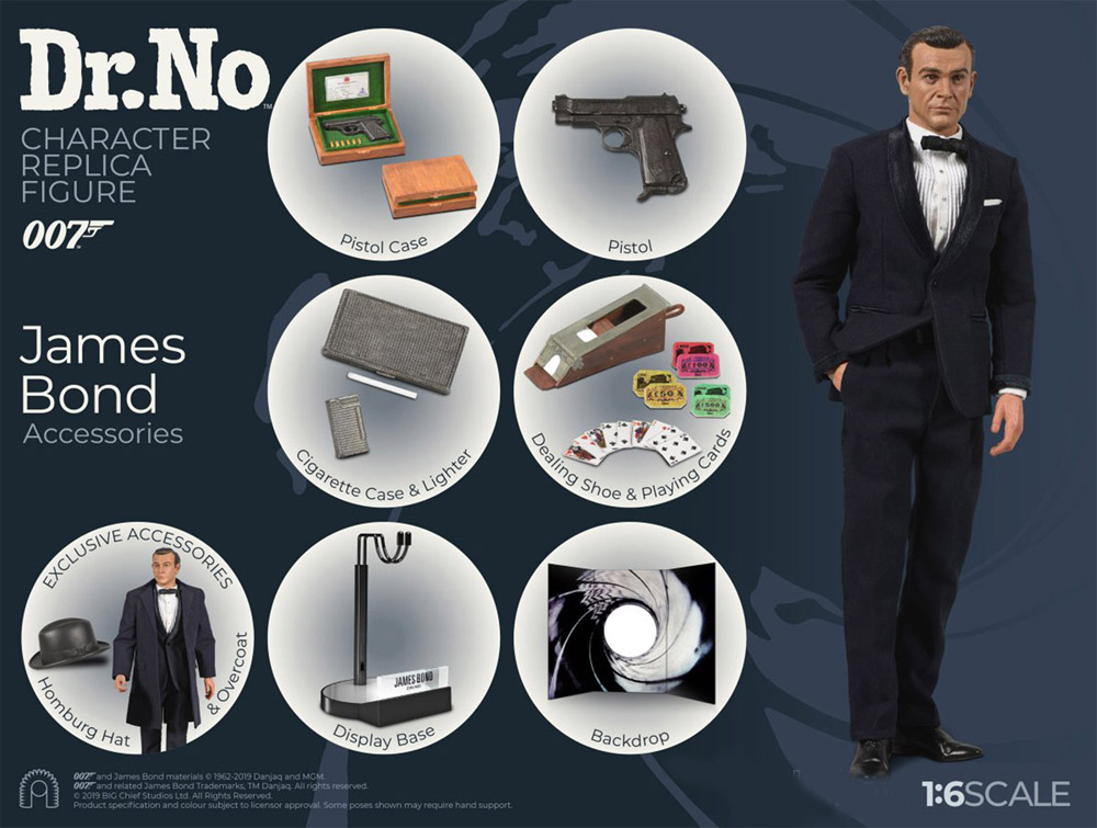 James Bond 007 Dr No Sean Connery 1 6 Scale Figure By Big Chief James Bond 007 Dr No Sean Connery 1 6 Scale Figure By Big Chief 161bc09 249 99 Monsters In