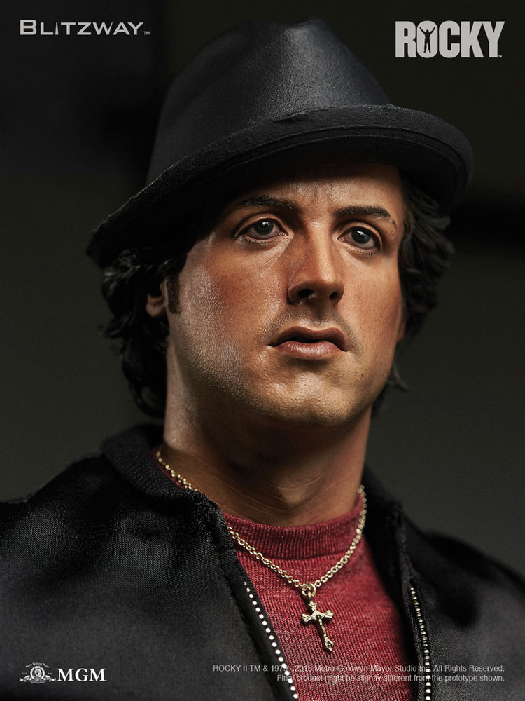 miniature rocky statue