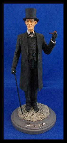 Sherlock Holmes Jeremy Brett 1/8 Scale Model Kit - Click Image to Close
