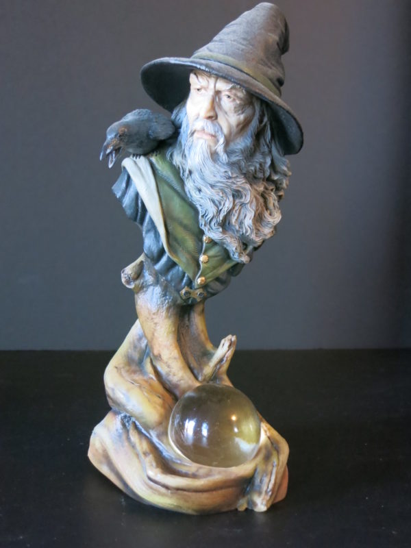 Wizard Bust Model Kit by Steve West - Click Image to Close