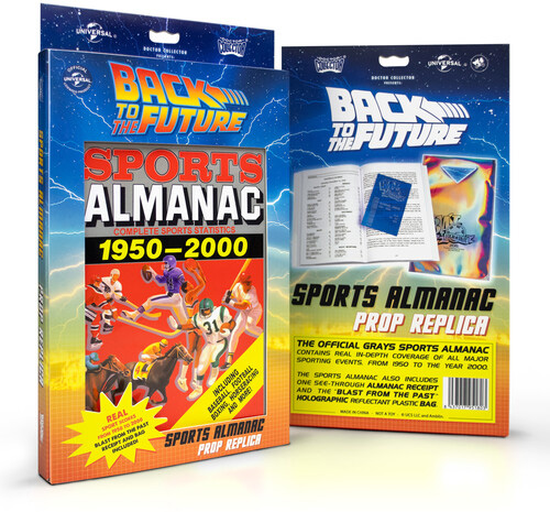 Back to the Future Sports Almanac Prop Replica - Click Image to Close