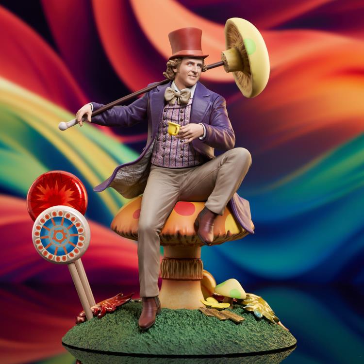 Willy Wonka & the Chocolate Factory Gallery Deluxe 10" Statue - Click Image to Close