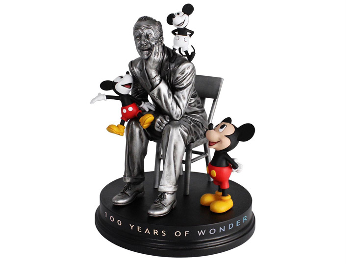 Walt Disney With Mickey Mouse D100 Grand Jester Statue - Click Image to Close