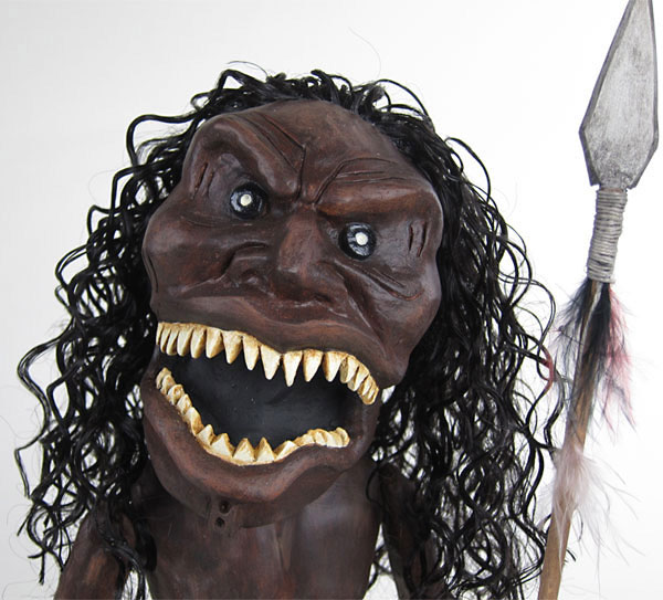 Trilogy of Terror Zuni Fetish Warrior Doll 15" Prop Replica - Click Image to Close