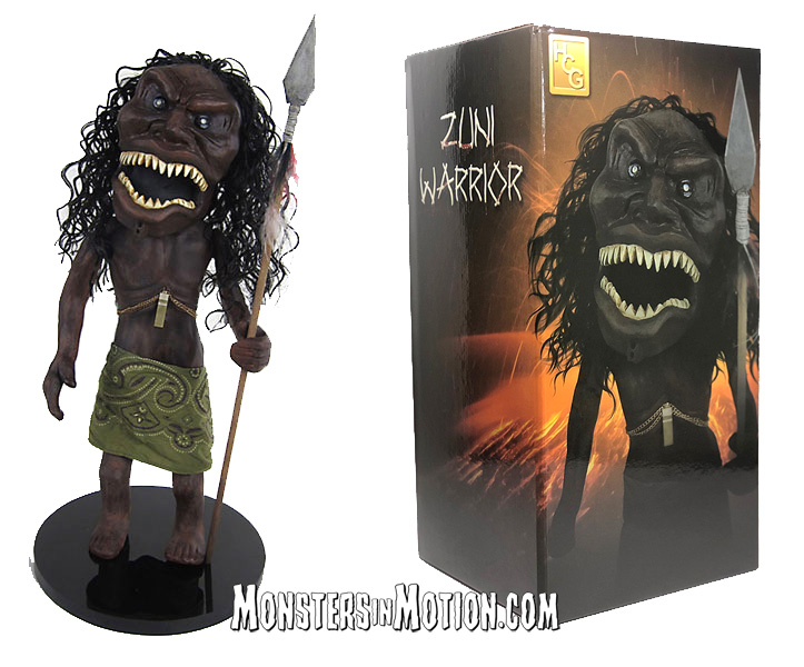 Trilogy of Terror Zuni Fetish Warrior Doll 15" Prop Replica - Click Image to Close