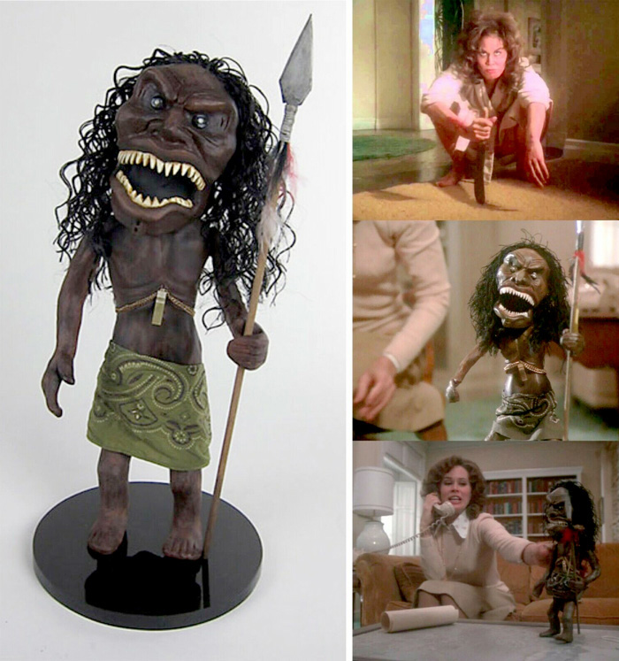 Trilogy of Terror Zuni Fetish Warrior Doll 15" Prop Replica - Click Image to Close