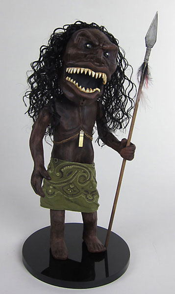 Trilogy of Terror Zuni Fetish Warrior Doll 15" Prop Replica - Click Image to Close