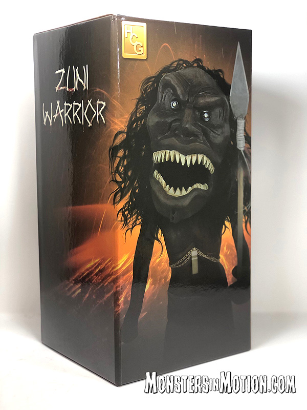 Trilogy of Terror Zuni Fetish Warrior Doll 15" Prop Replica - Click Image to Close