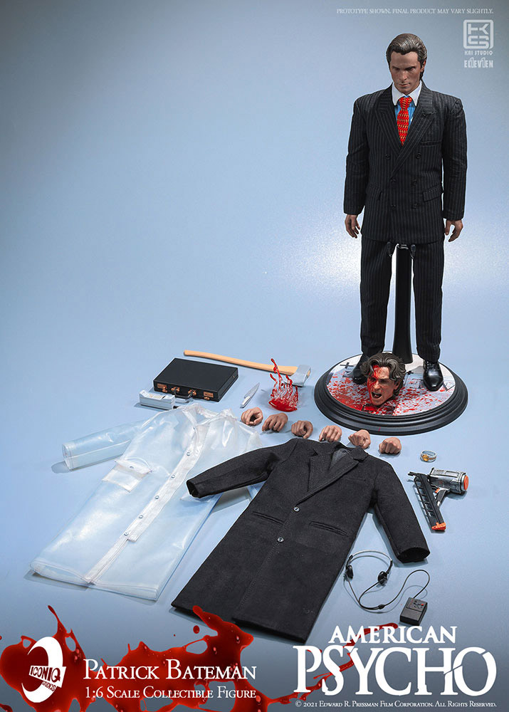 American Psycho 2000 Patrick Bateman Christian Bale 1/6 Scale Figure by