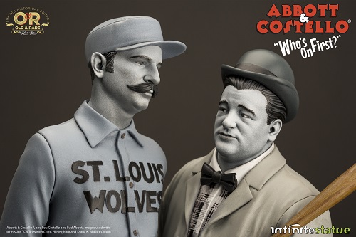 Abbot & Costello Who's on First 11.5 Inch Premium Statue - Click Image to Close