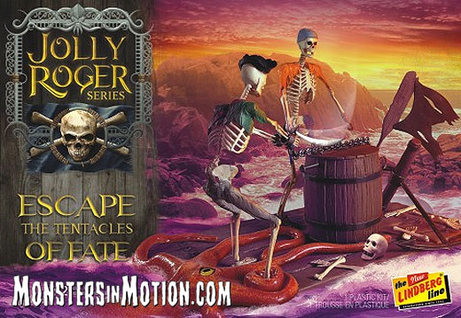 Jolly Roger Series Escape The Tentacles of Fate Model Kit by Lindberg - Click Image to Close