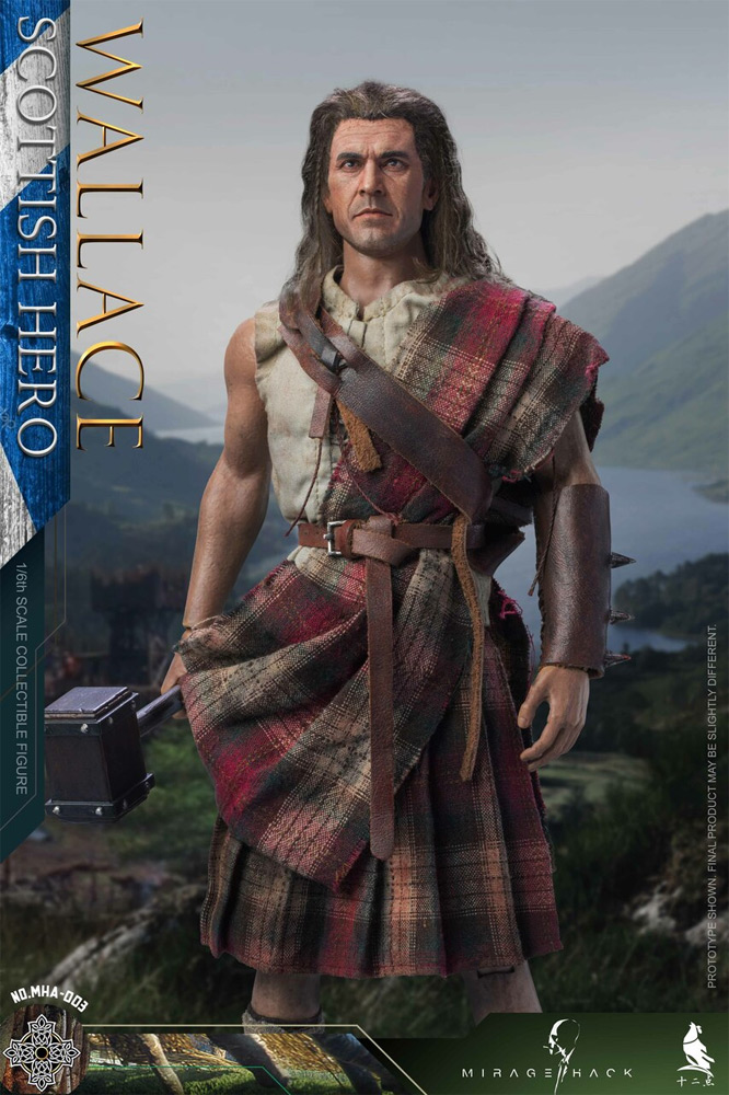 Scottish Hero Wallace 1/6 Scale Figure by Mirage Hack - Click Image to Close