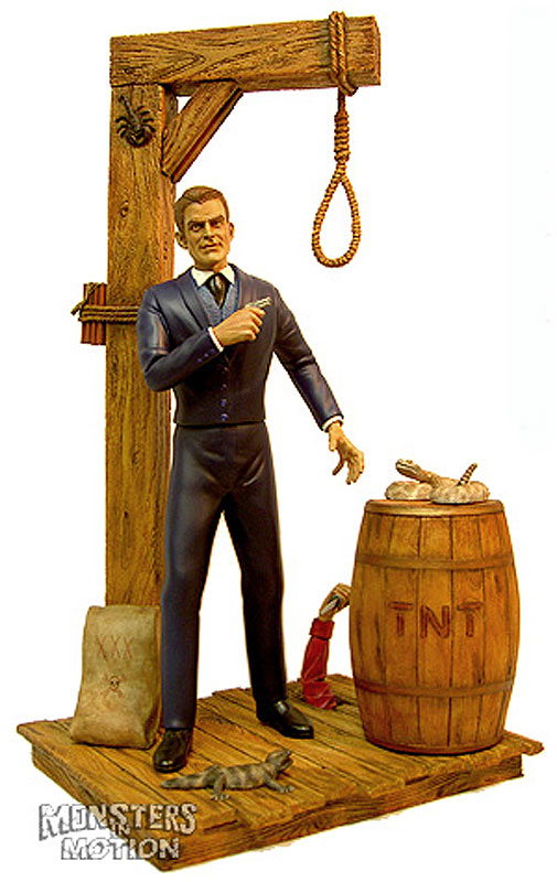 Wild Wild West James West Frontier Encounter Resin Model Kit - Click Image to Close