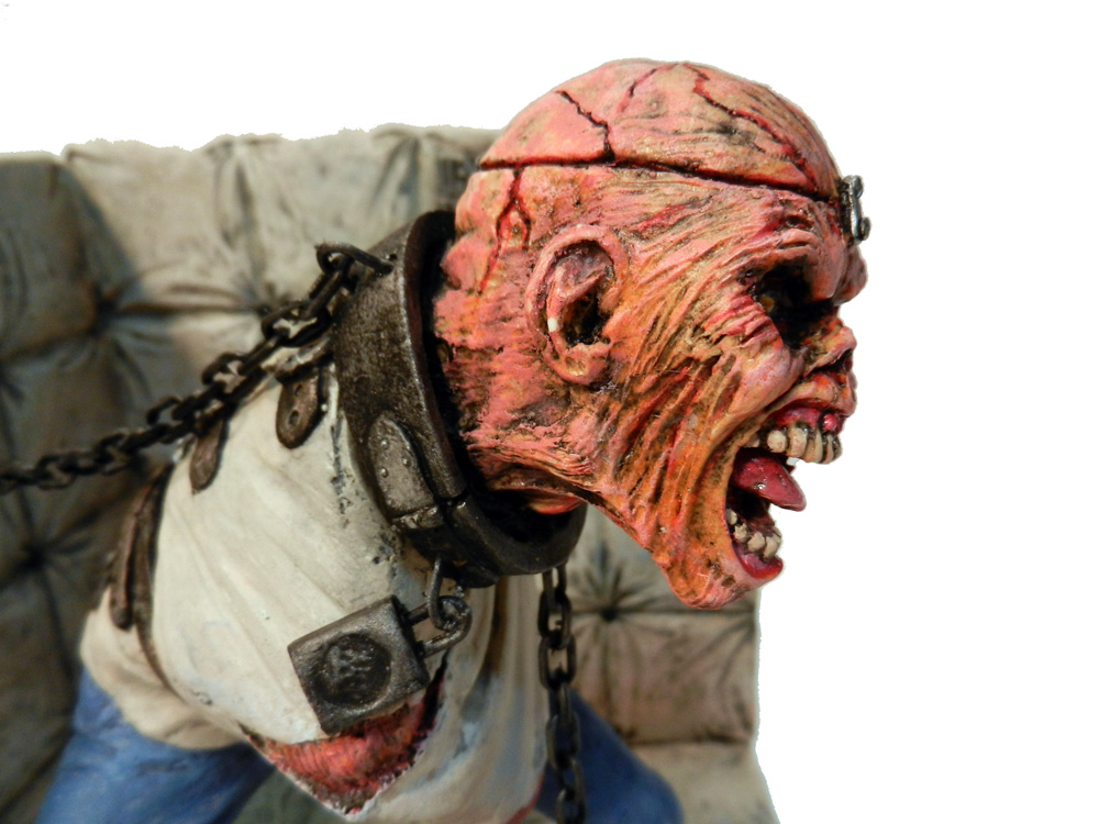 Iron Maiden Piece of Mind Eddie Nutcase Zombie 1/6 Scale Model Kit - Click Image to Close