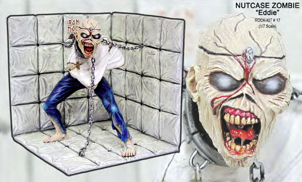 Iron Maiden Piece of Mind Eddie Nutcase Zombie 1/6 Scale Model Kit - Click Image to Close