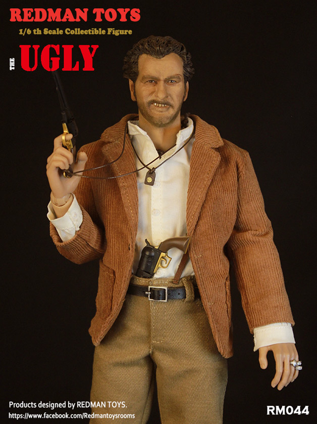 Redman the good black pants 1//6 toys Cowboy Western troussers