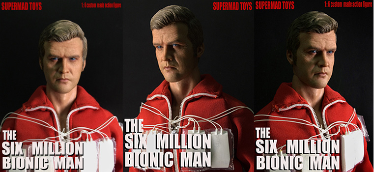 Six Million Bionic Man 1/6 Scale Figure by Supermad LIMITED EDITION OF 200 - Click Image to Close