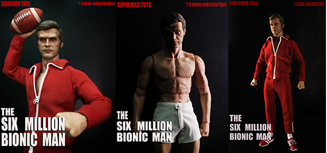 Six Million Bionic Man 1/6 Scale Figure by Supermad LIMITED EDITION OF 200 - Click Image to Close