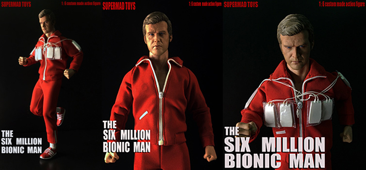 Six Million Bionic Man 1/6 Scale Figure by Supermad LIMITED EDITION OF 200 - Click Image to Close