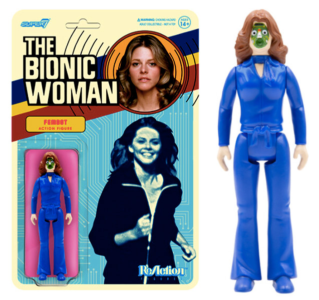 Bionic Woman Fembot 3.75 Inch ReAction Figure - Click Image to Close