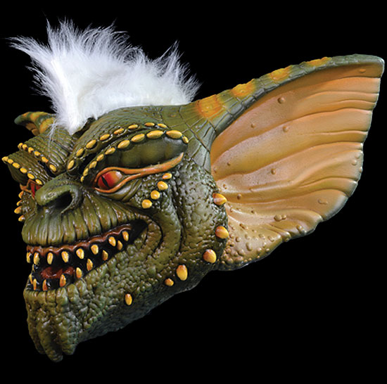 Gremlins Stripe Adult Latex Pullover Halloween Mask - Click Image to Close