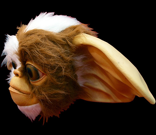 Gremlins Gizmo Adult Latex Pullover Halloween Mask - Click Image to Close