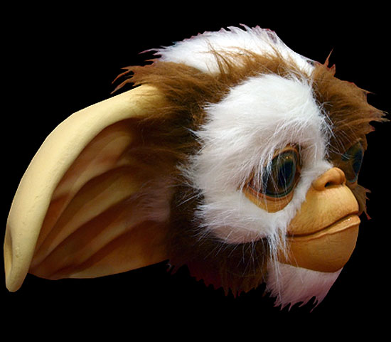 Gremlins Gizmo Adult Latex Pullover Halloween Mask - Click Image to Close