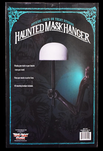 Haunted Mask Hanger Holder Display for Latex Masks - Click Image to Close