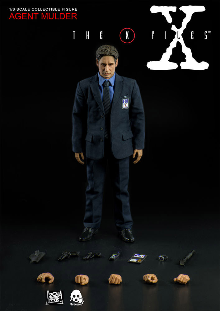 XFiles Fox Mulder 1/6 Scale Figure by Three Zero XFiles Fox Mulder 1/
