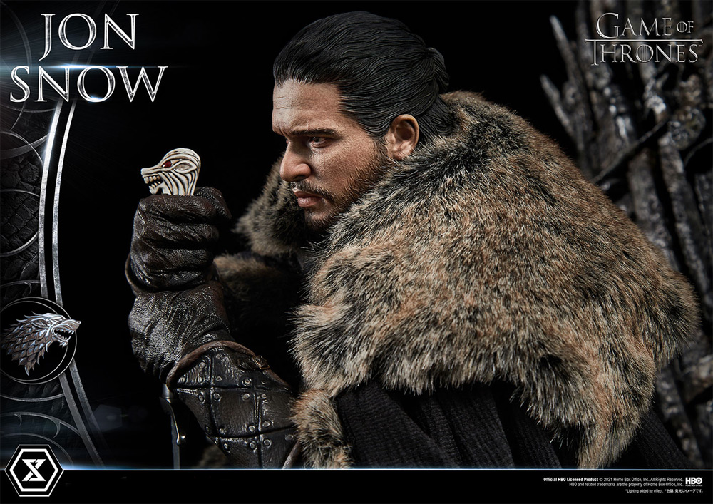 Game Of Thrones Jon Snow on Throne 1/4 Scale Statue by Blitzway / Prime 1 - Click Image to Close