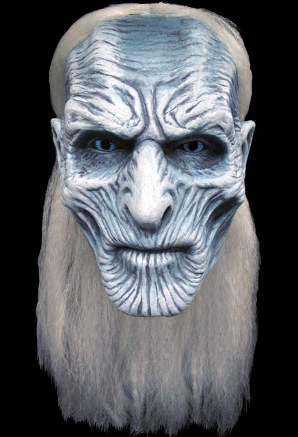 Game of Thrones White Walker Adult Latex Pullover Mask SPECIAL ORDER - Click Image to Close