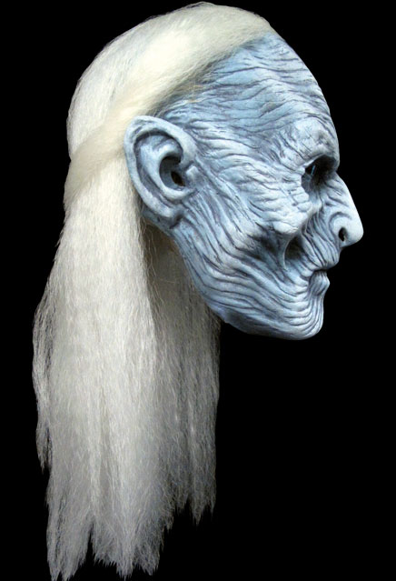 Game of Thrones White Walker Adult Latex Pullover Mask SPECIAL ORDER - Click Image to Close