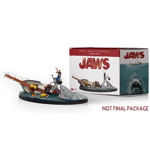 Jaws Orca Boat Diorama Statue - Click Image to Close
