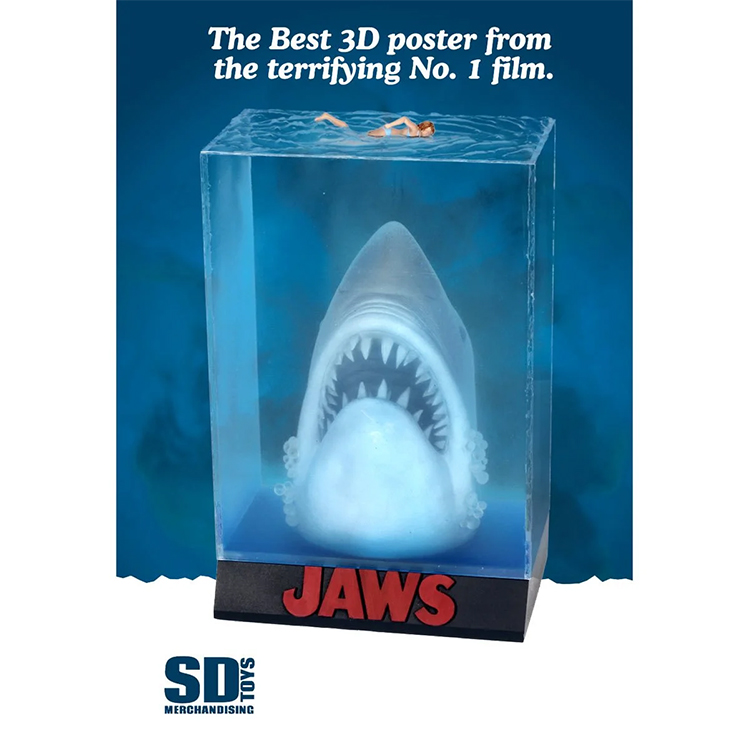 Jaws Movie Poster Statue - Click Image to Close