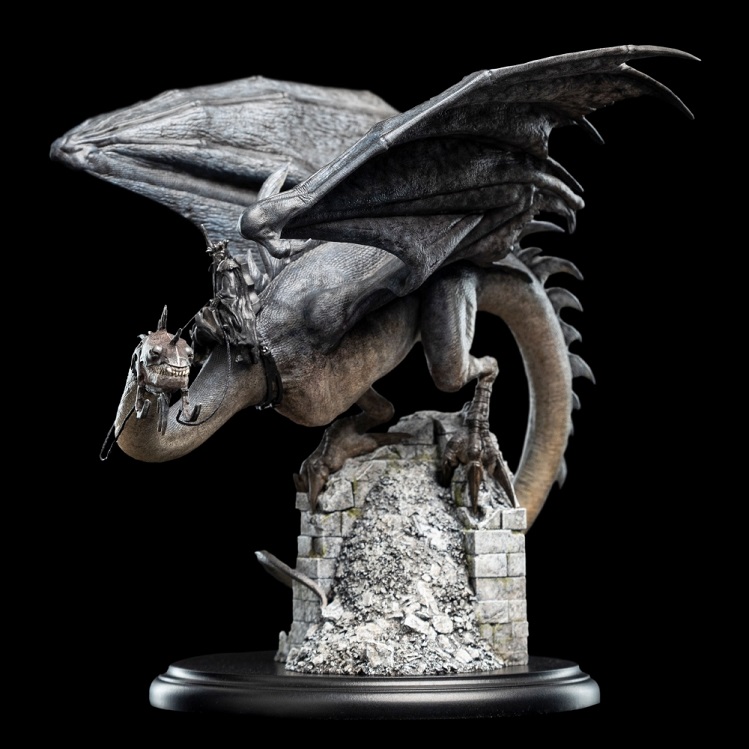 Lord of the Rings Fell Beast Miniature Statue - Click Image to Close