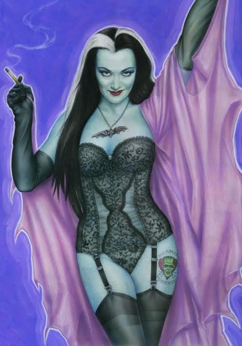 Munsters Lily Munster '64 Playghoul of the Year Poster - Click Image to Close