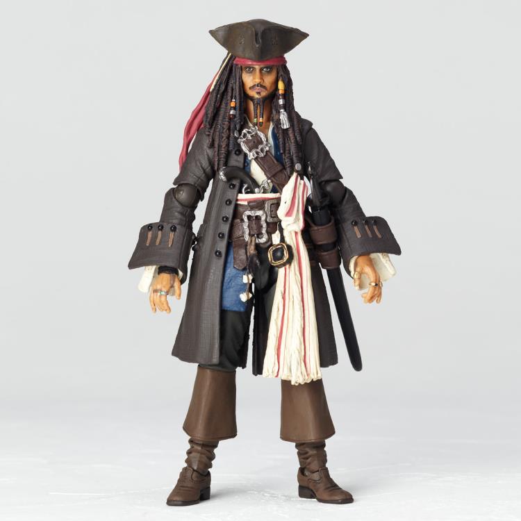 Pirates of the Caribbean Revoltech Jack Sparrow by Takayuki Takeya/Kaiyodo - Click Image to Close