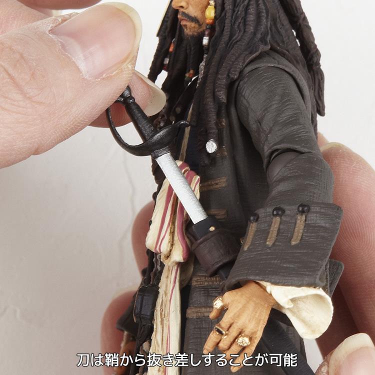 Pirates of the Caribbean Revoltech Jack Sparrow by Takayuki Takeya/Kaiyodo - Click Image to Close