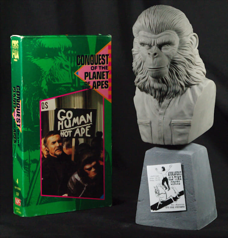 Conquest Of The Planet Of The Apes Caesar Resin Model Kit SPECIAL ORDER - Click Image to Close