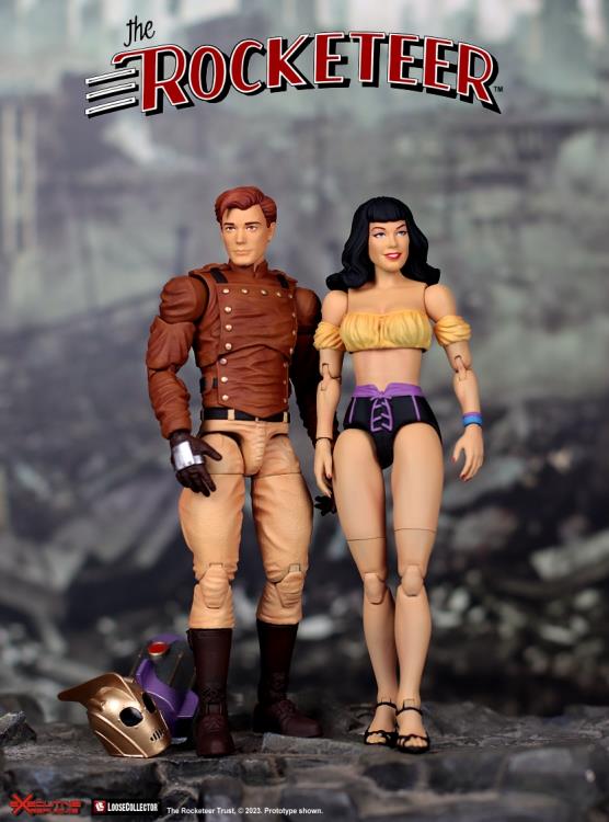 Rocketeer & Betty Deluxe 1/12 Scale Figure Set Limited Edition - Click Image to Close