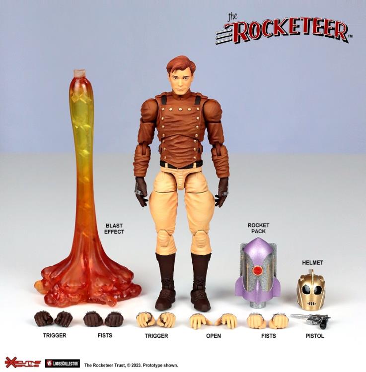 Rocketeer & Betty Deluxe 1/12 Scale Figure Set Limited Edition - Click Image to Close