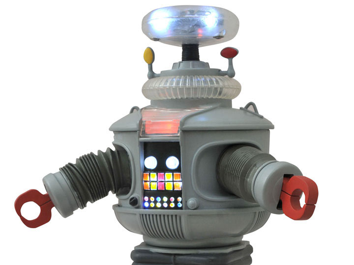 Lost In Space 1/6 Scale Electronic B-9 (YM-3) Robot Toy Replica - Click Image to Close