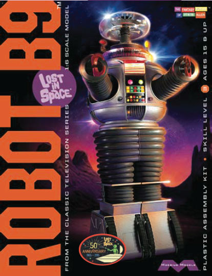 Lost In Space B-9 Robot 1:6 Scale Model Kit YM-3 - Click Image to Close