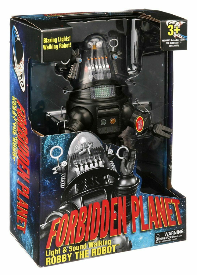 Forbidden Planet 12 Inch Robby The Robot with Light & Sound Walking Replica - Click Image to Close