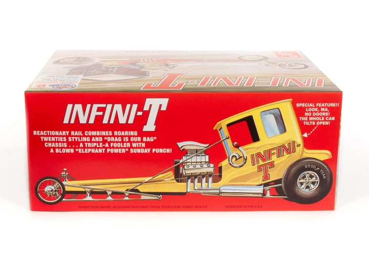 Infini-T Custom Dragster 1/25 Scale Model Kit by AMT - Click Image to Close