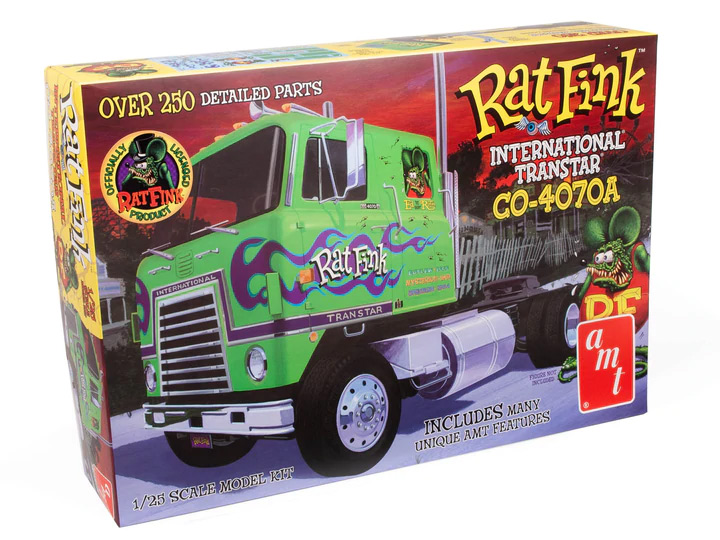 Rat Fink Int. Transtar CO-4070A Tractor Hauler 1/25 Scale Model Kit AMT Ed Roth - Click Image to Close