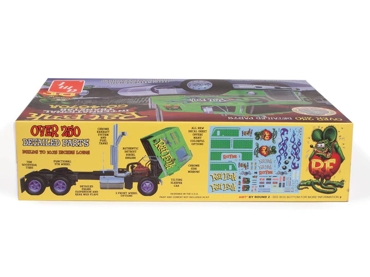 Rat Fink Int. Transtar CO-4070A Tractor Hauler 1/25 Scale Model Kit AMT Ed Roth - Click Image to Close
