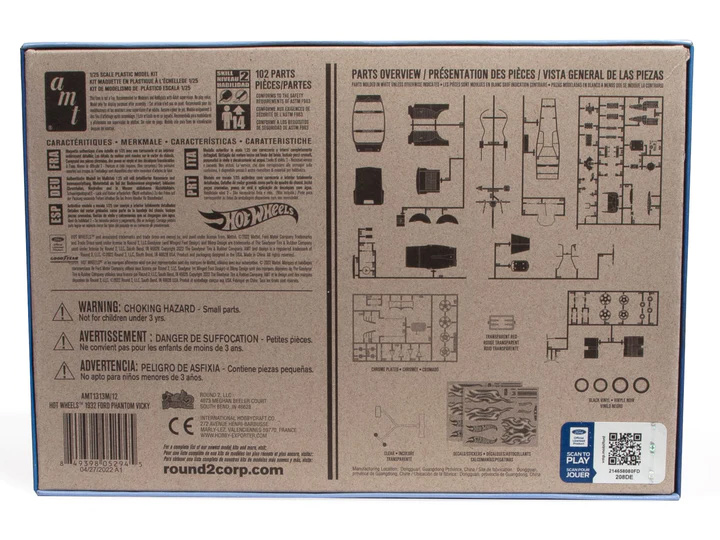 Ford 1932 Phantom Vicky Hot Wheels 1/25 Scale Model Kit by AMT - Click Image to Close