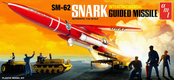 SNARK SM-62 Intercontinental Guided Missile Plastic Model Kit - Click Image to Close